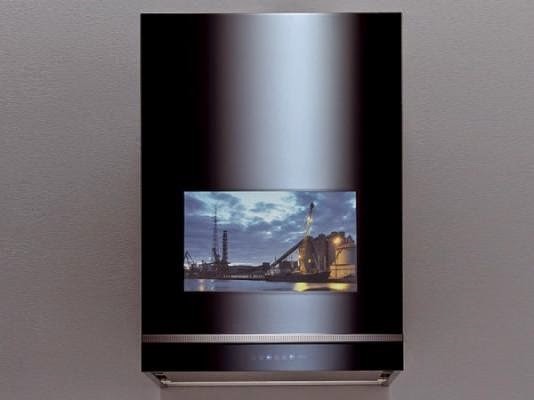Cappa con TV incassato