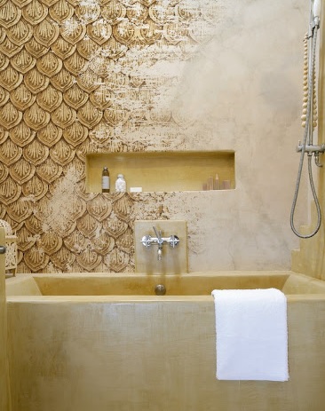 per un tocco glamour in bagno